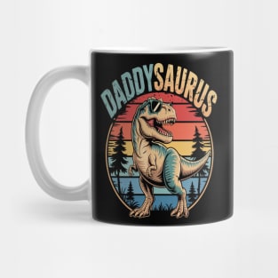 Daddysaurus T Rex Dinosaur DaddySaurus Birthday Father's Day Mug